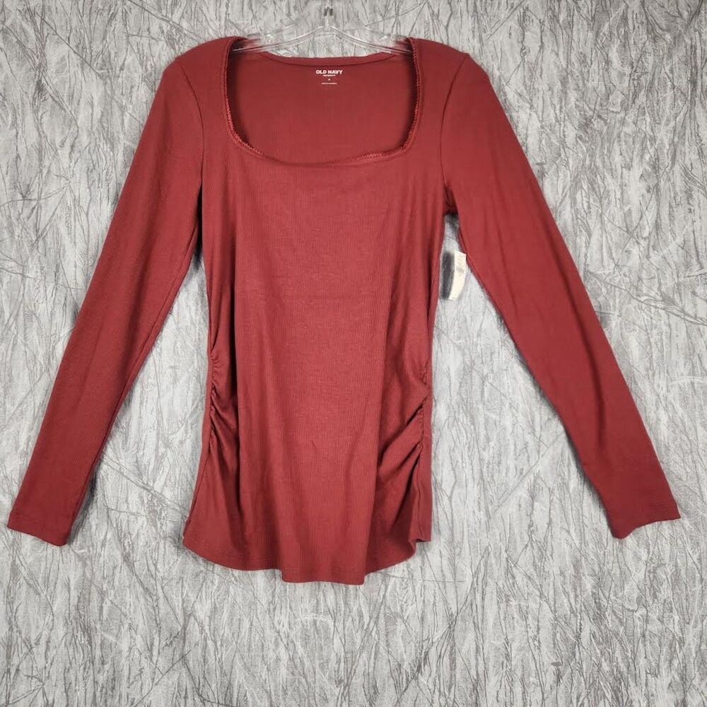 New Old Navy Rust Colored Maternity Women's Top Size M